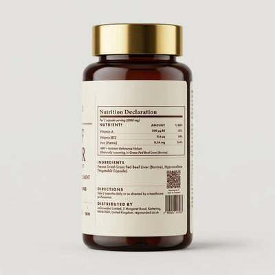 Grass-Fed Beef Liver Capsules | 1000mg | Freeze Dried
