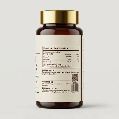 Grass-Fed Beef Liver Capsules | 1000mg | Freeze Dried