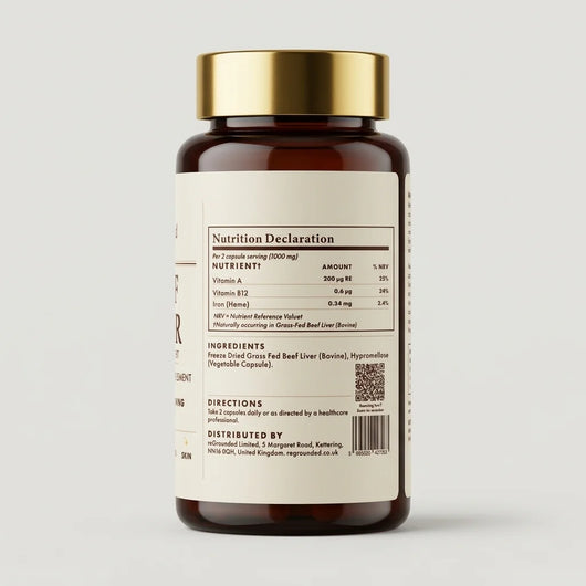 Grass-Fed Beef Liver Capsules | 1000mg | Freeze Dried