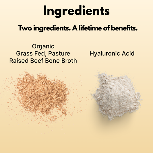 Grass fed bone broth protein powder