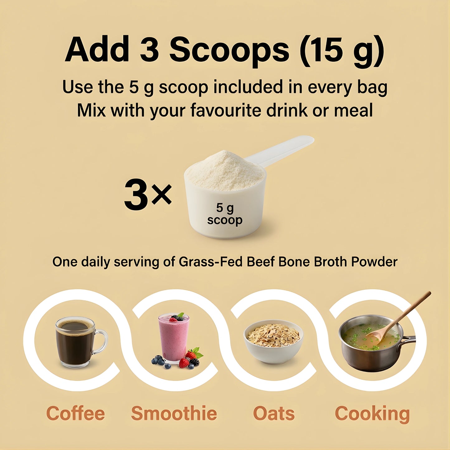 Grass-Fed Beef Bone Broth Powder