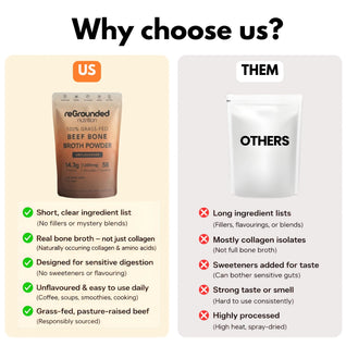 Grass-Fed Beef Bone Broth Powder