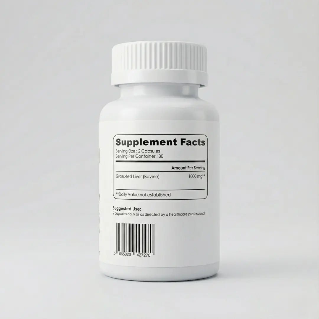 Beef Liver Capsules | 1000mg - reGrounded