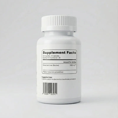Beef Liver Capsules | 1000mg - reGrounded