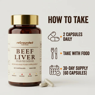 Grass-Fed Beef Liver Capsules | 1000mg | Freeze Dried
