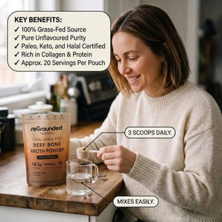 Grass-Fed Beef Bone Broth Powder
