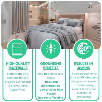 Earthing Grounding Blanket 137x152cm - reGrounded