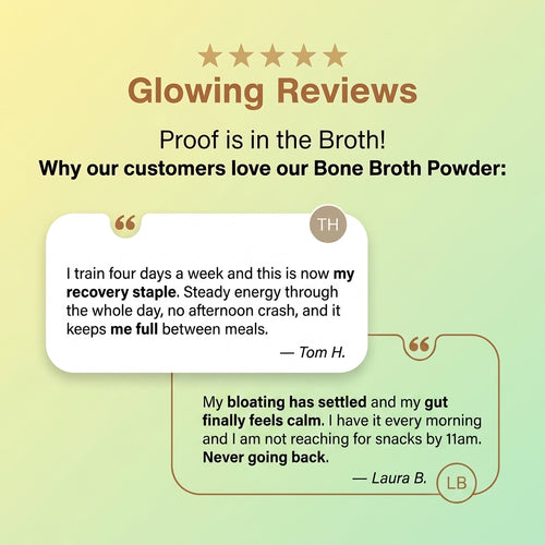 Grass-Fed Beef Bone Broth Powder