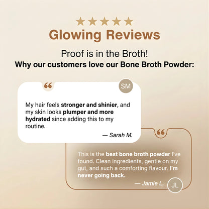 Grass - Fed Beef Bone Broth Powder - reGrounded