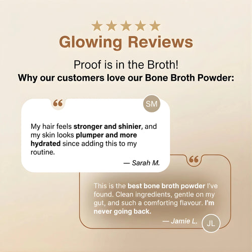 Grass-Fed Beef Bone Broth Powder
