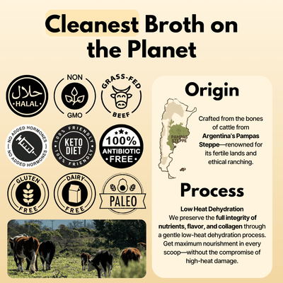 Grass - Fed Beef Bone Broth Powder - reGrounded