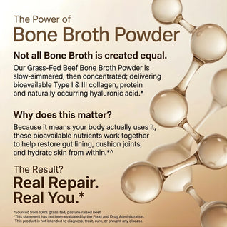 Grass-Fed Beef Bone Broth Powder - Sale