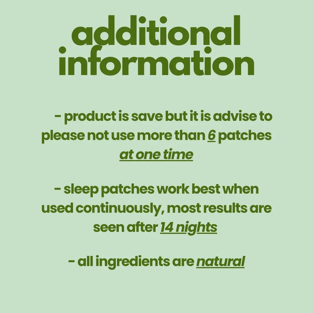 Natural Sleep Patches - reGrounded