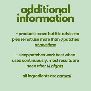 Natural Sleep Patches