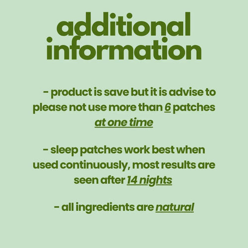 Natural Sleep Patches