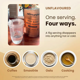 Grass-Fed Beef Bone Broth Powder