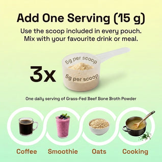 Grass-Fed Beef Bone Broth Powder